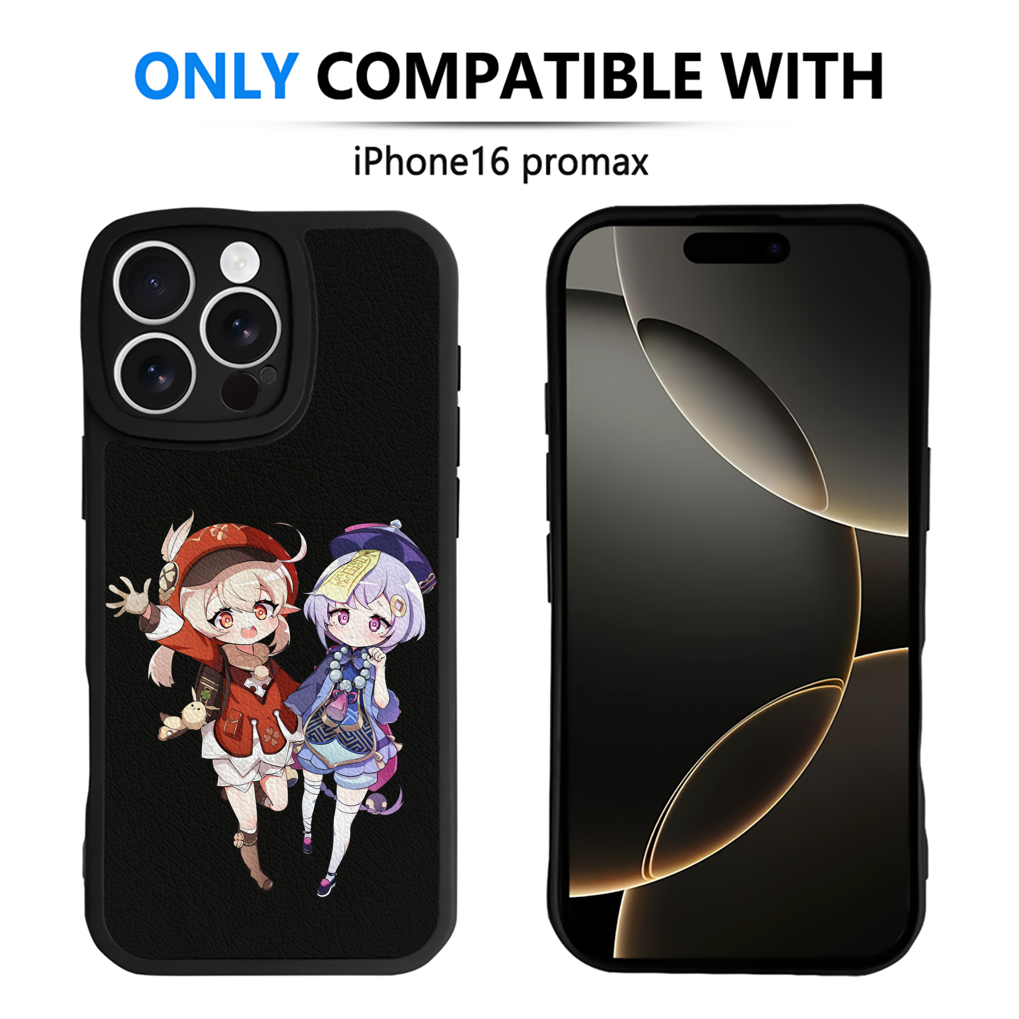 げんし神 七七 なな  genshin Nana 【iPhone 16シリーズ対応】シリコンスマホケース（レザー調） 材質：シリコン